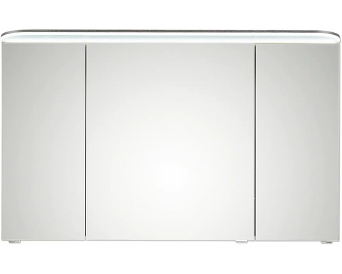 Armoire de toilette à trois portes avec éclairage