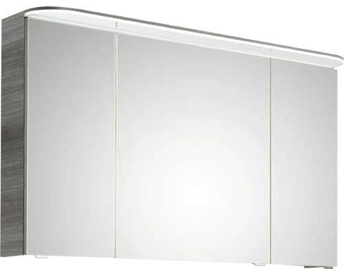 Armoire de toilette à trois portes avec éclairage