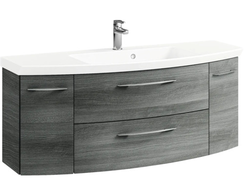 Waschtischunterschrank mit Waschbecken und Armatur