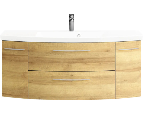 Meuble sous-vasque avec lavabo et robinet