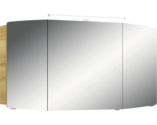 Armoire de toilette à trois portes avec éclairage