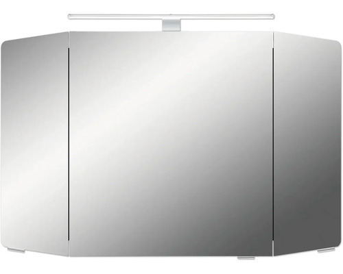 Armoire de toilette à trois portes avec éclairage