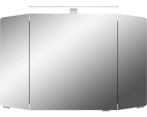 Armoire de toilette à trois portes avec éclairage