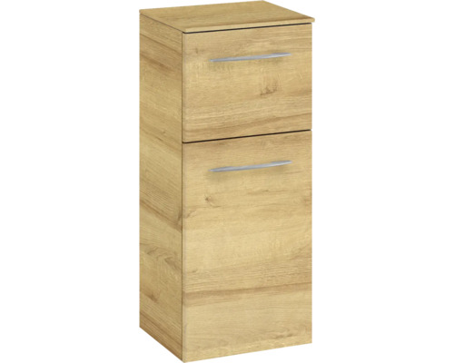 Armoire haute avec deux tiroirs pour la salle de bains
