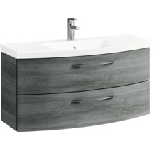 Meuble sous-vasque avec deux tiroirs et vasque à poser