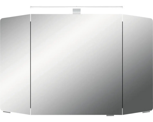 Armoire de toilette avec trois portes et éclairage