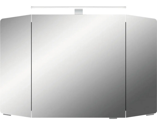 Armoire de toilette à trois portes avec éclairage