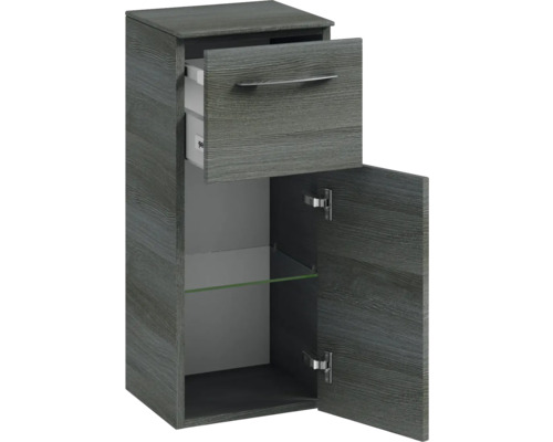 Hochschrank mit einer Schublade und einer Tür für das Badezimmer