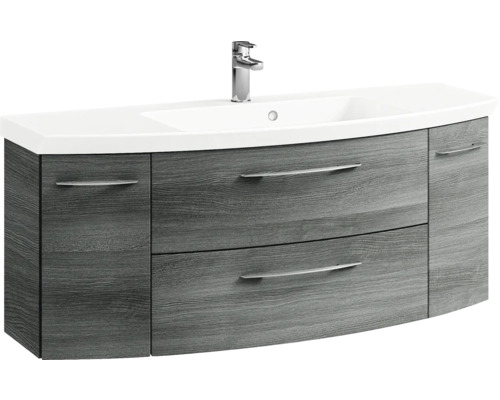 Meuble sous-lavabo avec lavabo et deux tiroirs