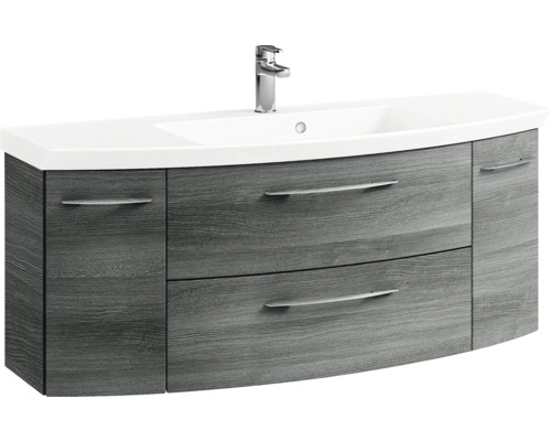 Meuble sous-lavabo avec lavabo et deux tiroirs
