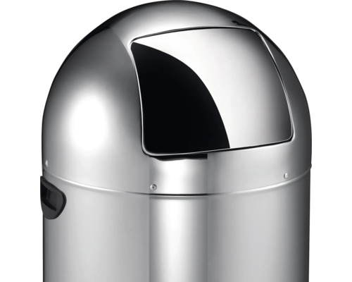 Poubelle en acier inoxydable avec couvercle oscillant
