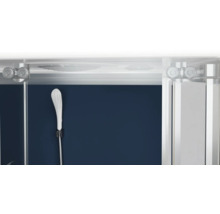Douche complète Aurlane Blue River Square 2,0 90x90x219 cm gris argent