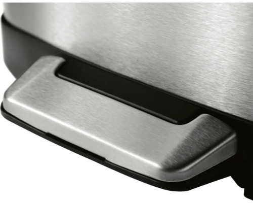 Detailaufnahme des Fußpedals eines Treteimer.