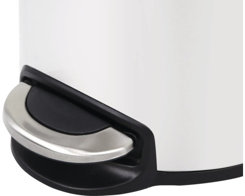 Vue détaillée de la pédale d''une poubelle