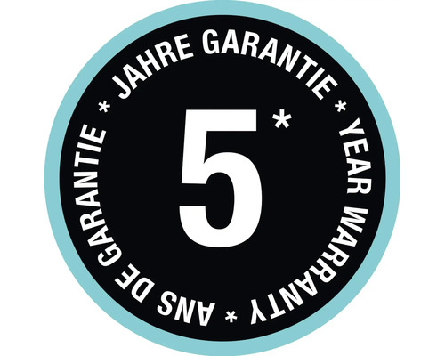 5 Jahre Garantie