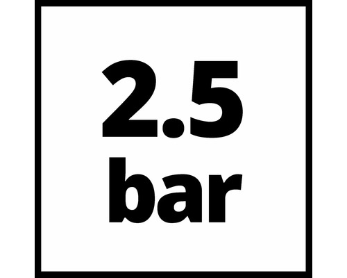 Symbol für 2,5 bar Druck
