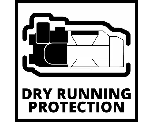 Symbol für Trockenlaufschutz