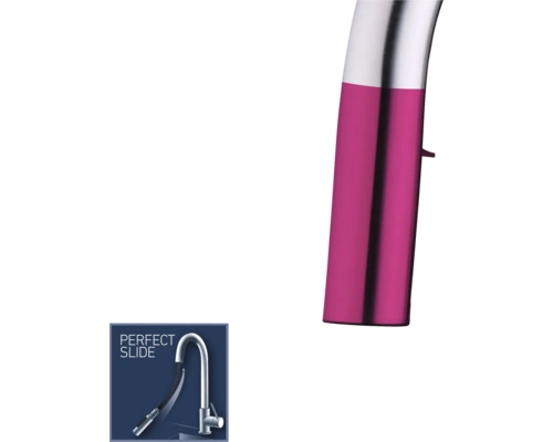 Küchenarmatur mit Ausziehbrause Detailansicht