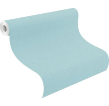 Papier peint intissé 746150 Indian Style uni bleu clair