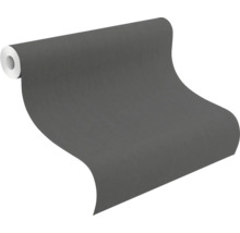Papier peint intissé 746198 Indian Style uni noir