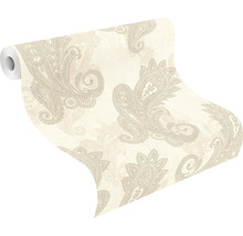 Papier peint intissé 746419 Indian Style Paisley taupe
