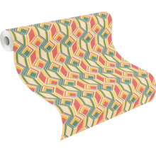 Tapetenrolle mit geometrischem Muster