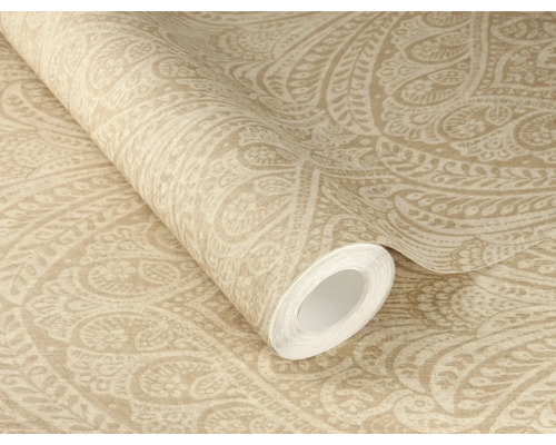 Tapetenrolle mit Paisley Muster