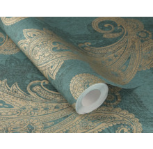 Rouleau de papier peint vinyle à motifs cachemire