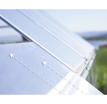 Gewächshaus Palram – Canopia Balance Polycarbonat 0,7 mm 304 x 964 cm silber