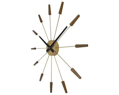 Horloge murale avec affichage de l''heure et éléments décoratifs