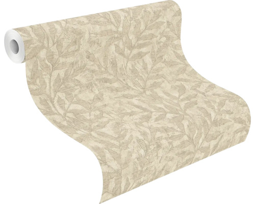 Rouleau de papier peint avec motif de feuilles