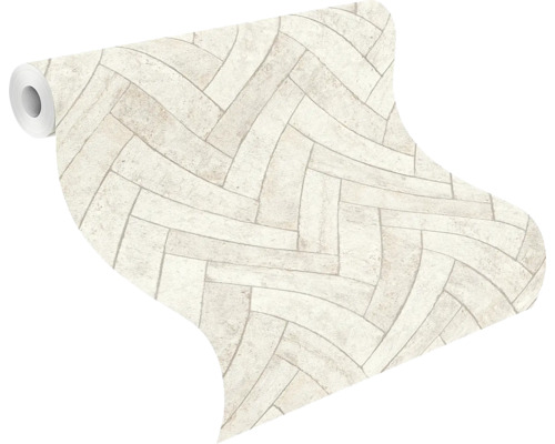 Rouleau de papier peint avec motif de briques