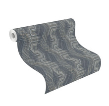 Tapetenrolle mit geometrischem Muster