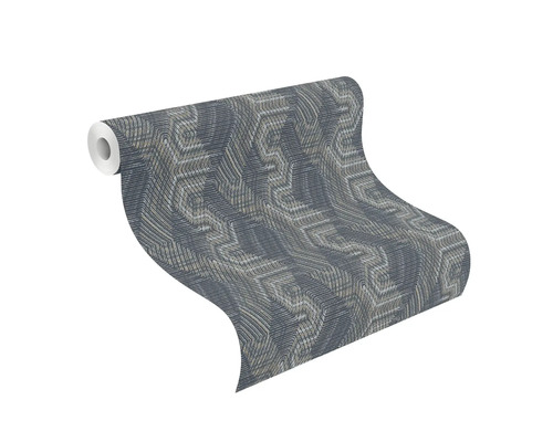 Tapetenrolle mit geometrischem Muster