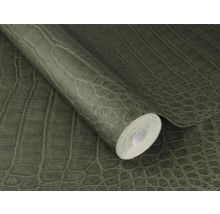 Rouleau de papier peint aspect cuir de crocodile