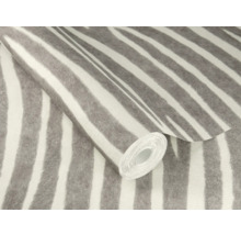 Papier peint intissé 751734 African Queen III zèbre gris