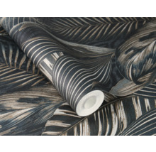 Rouleau de papier peint avec motif de feuilles