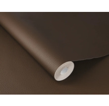 Rouleau de papier peint marron avec texture cuir