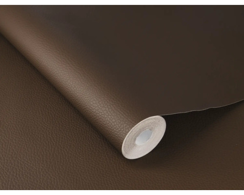 Rouleau de papier peint marron avec texture cuir
