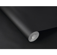 Rouleau de film de meuble noir avec structure en cuir