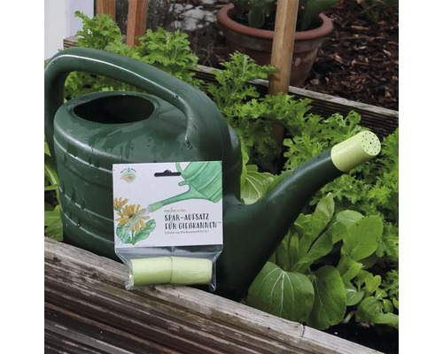 Embout d''arrosoir et arrosoir dans une plate-bande