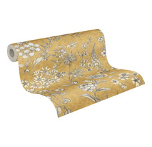 Tapetenrolle mit Blumenmuster