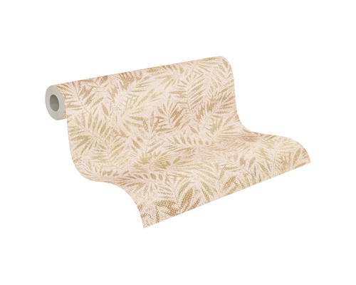 Rouleau de papier peint avec motif de feuilles