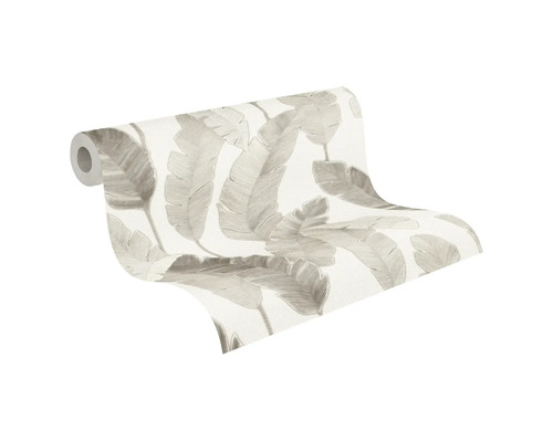 Rouleau de papier peint à motif de feuilles