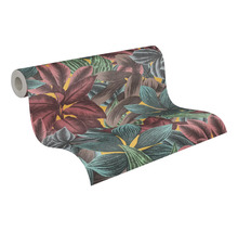 Tapetenrolle mit Blattmuster