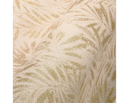 Gros plan d''un papier peint avec motif de feuilles