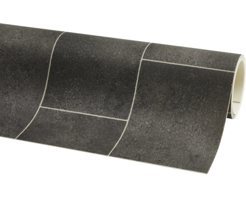 Gerollter PVC-Bodenbelag mit Steinmuster