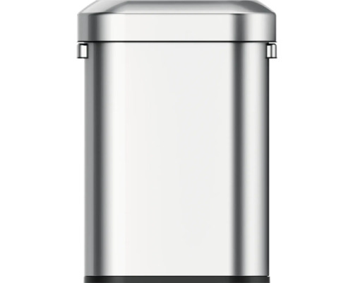 Poubelle rectangulaire en métal