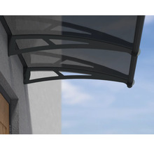 Auvent pour protéger de la pluie et du soleil à l''entrée de la maison