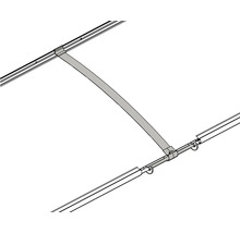 Fixation de store latéral avec sangle